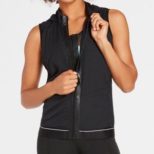 FABLETICS Nylon Kennedy Vest with Hood Women's Size XS Black